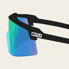 Black Performance Sports Sunglasses With Mindset Stickers