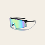 Black Performance Sports Sunglasses With Mindset Stickers