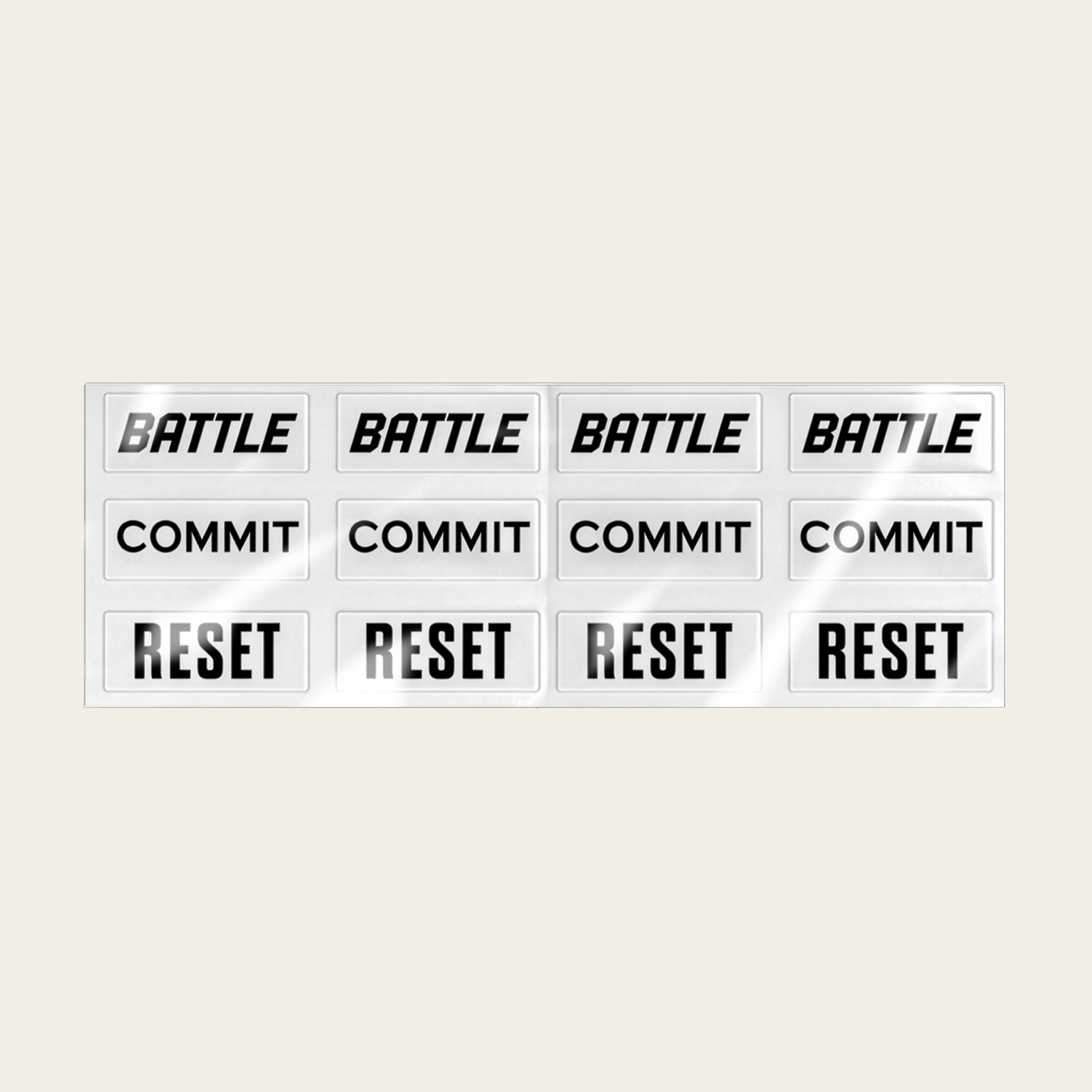 Black Performance Sports Sunglasses With Mindset Stickers