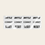 Sunglasses Mindset Cue Stickers (12-Pack) | Performance Anchors for Athletes