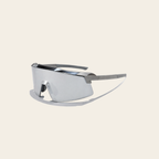 Gray Performance Sports Sunglasses With Mindset Stickers