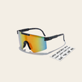 Black Speckled Youth Performance Sports Sunglasses With Mindset Sticker Pack