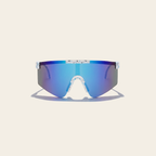 White Speckled Youth Performance Sports Sunglasses With Mindset Sticker Pack