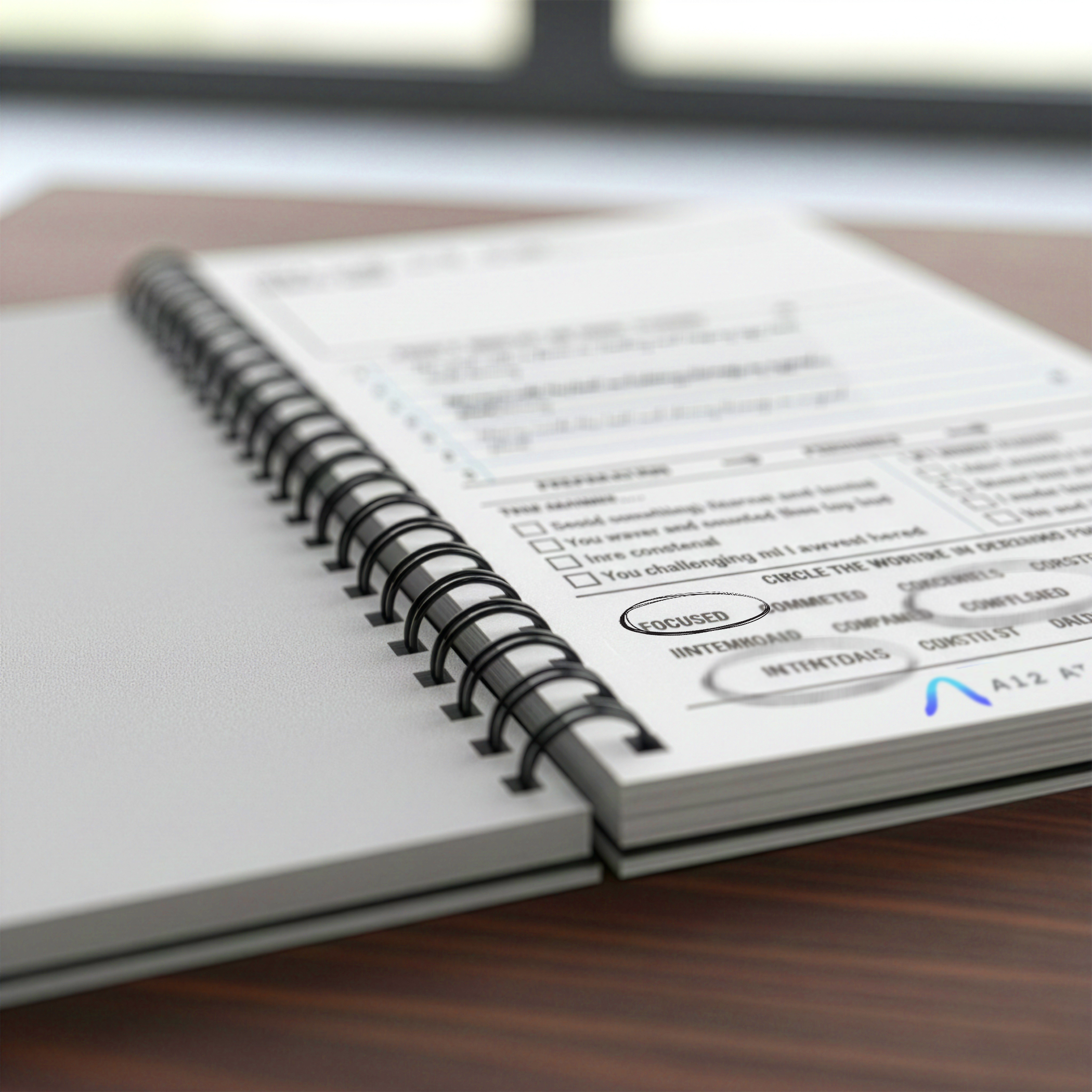 Progress + Accountability Notebook | 3-Minute Mental Performance Tracker